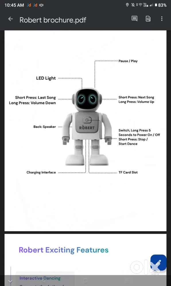 Robot - Dancing bot for kids