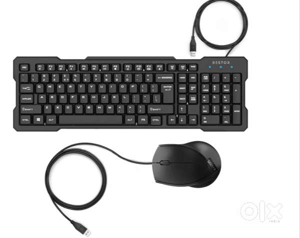 Brand New Bestor BST-COM-KM Wired Keyboard + Mouse Combo - Flat 50%off