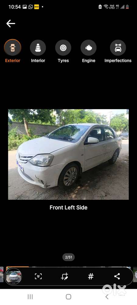 Toyota Etios 2013 Petrol 47000 Km Driven