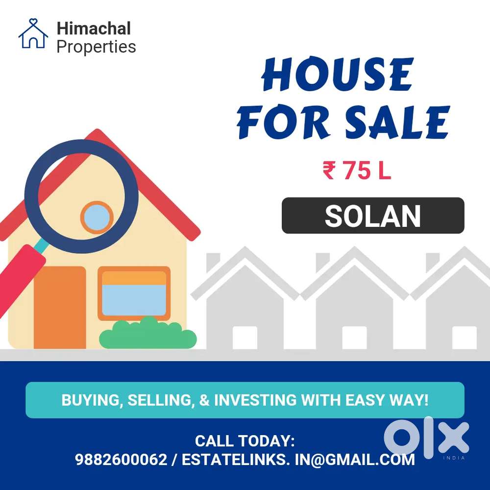 Independent House For Sale in Solan For Sale Houses & Apartments