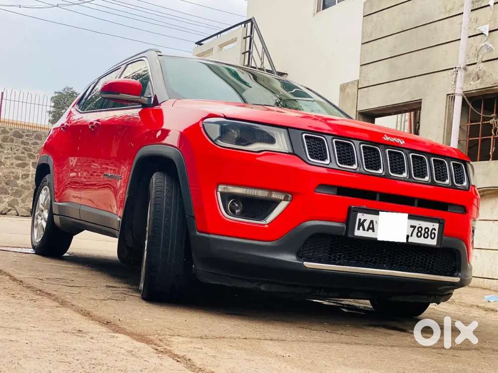 Doctor-driven 2018 Jeep Compass Limited (o)  Top Model  Exotica Red