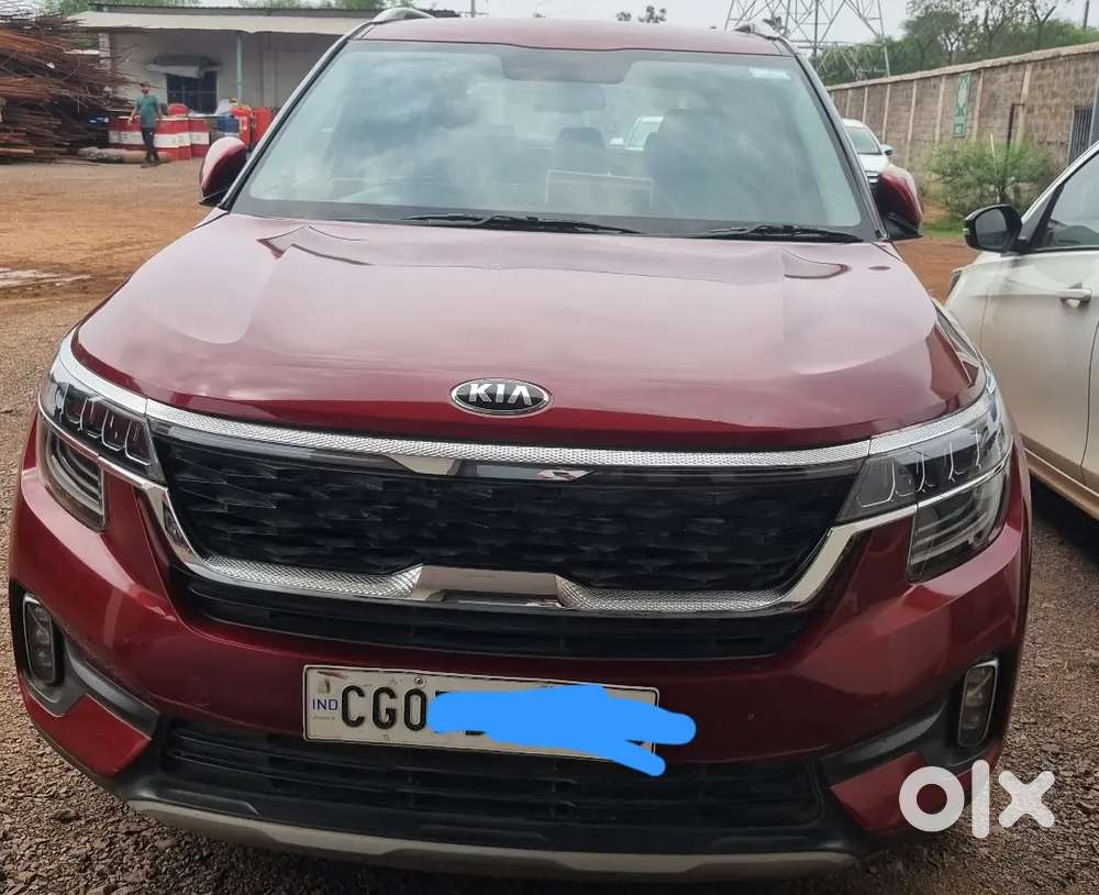 Red Kia Seltos Driven 1,39,000 Km. Excellent Condition