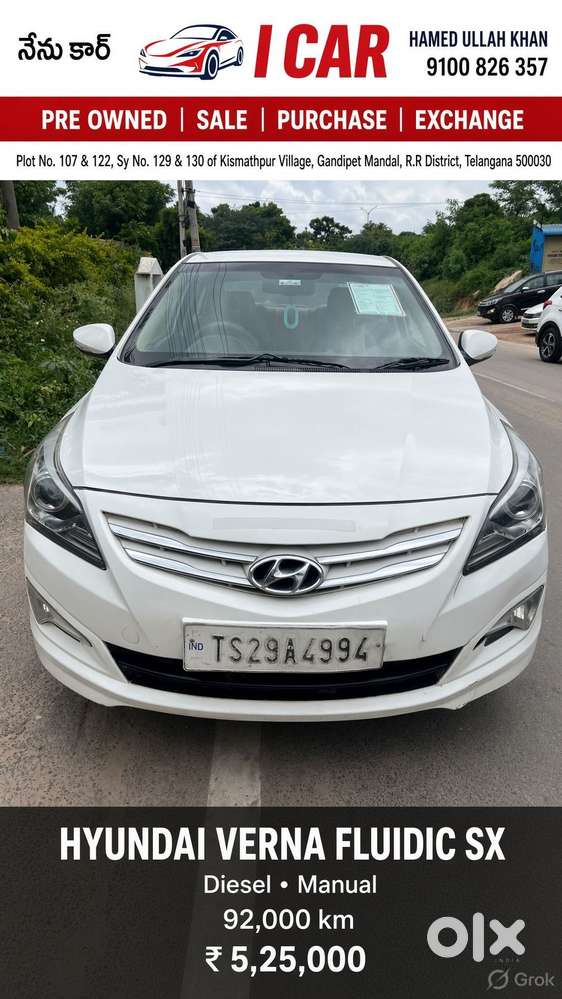 Hyundai Fluidic Verna 1.6 Crdi Sx, 2017, Diesel