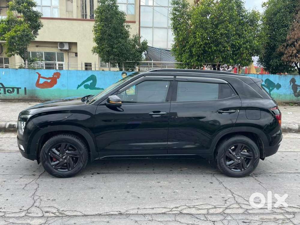 Hyundai Creta Petrol Sunroof 8/2023 S+ Knight Edition Best From Seltos