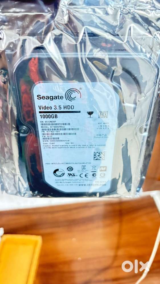 Hard disk 1 TB,  seagate