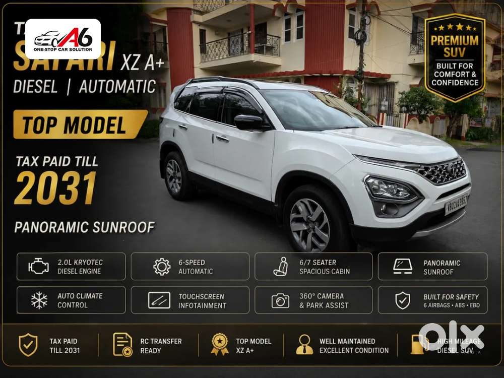 Tata Safari 2.0 Kryotec Xza Plus Adventure, 2021, Diesel