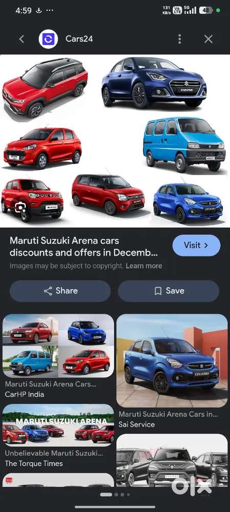 All Types Of Arena Car Available