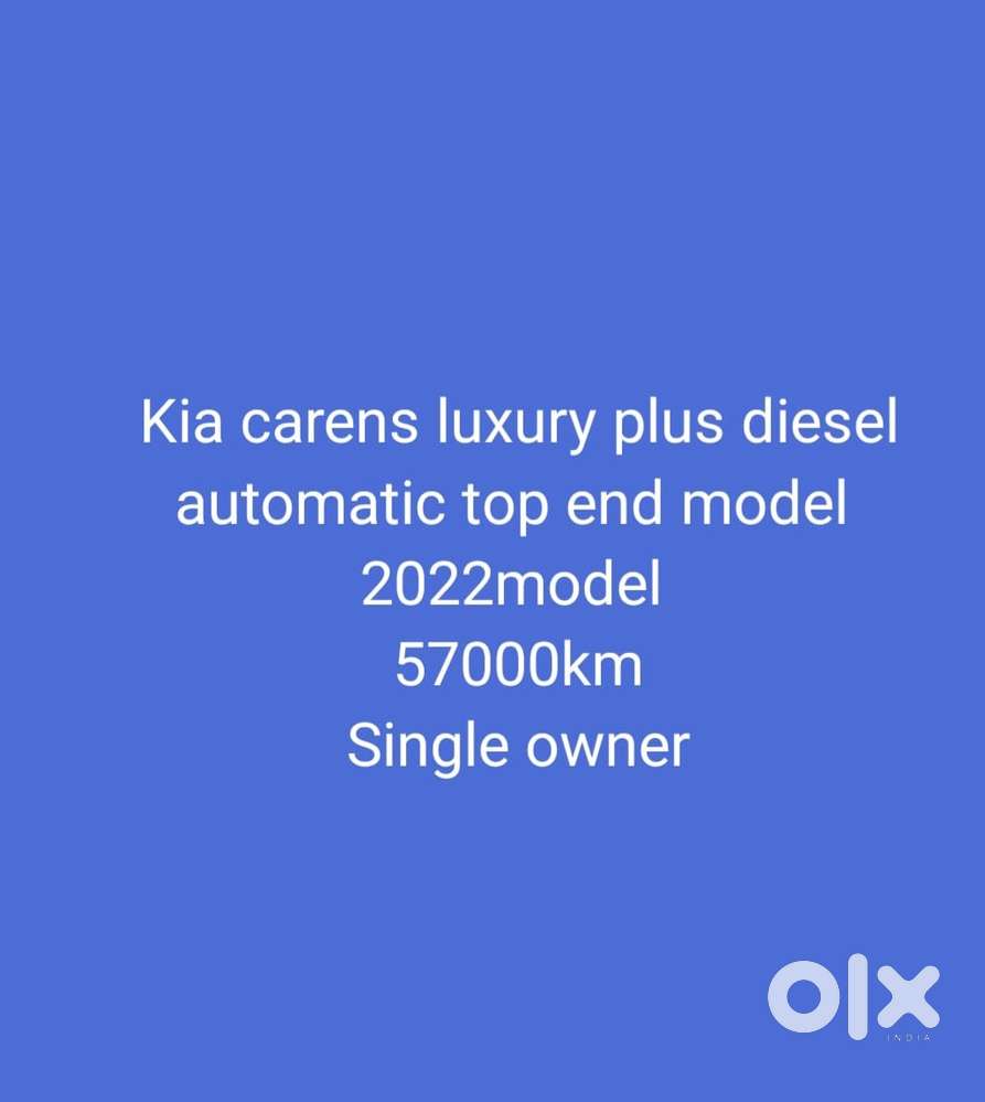 Kia Carens 1.5 Luxury Plus Turbo Dct, 2022, Diesel