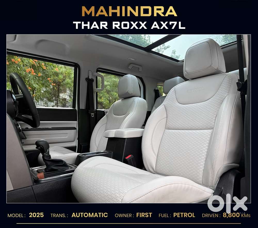 Mahindra Thar Roxx Ax7l Rwd At, 2025, Petrol