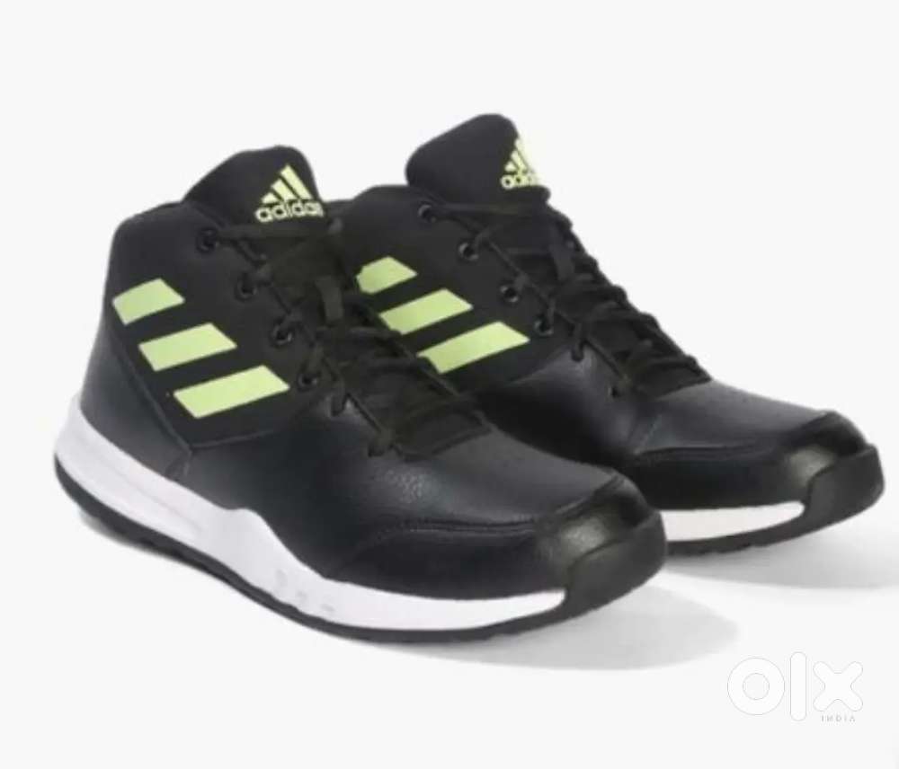 Adidas black cheap green shoes