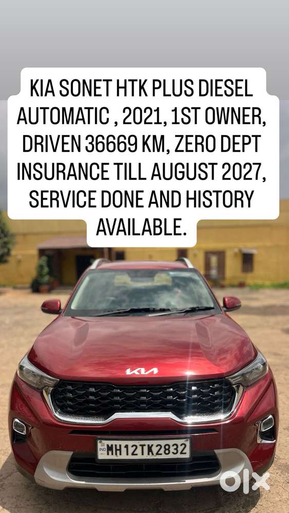 Kia Sonet 1.5 Htk Plus Diesel At, 2021, Diesel