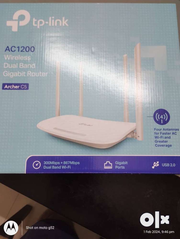 Archer C5, AC1200 Wireless Dual Band Gigabit Router