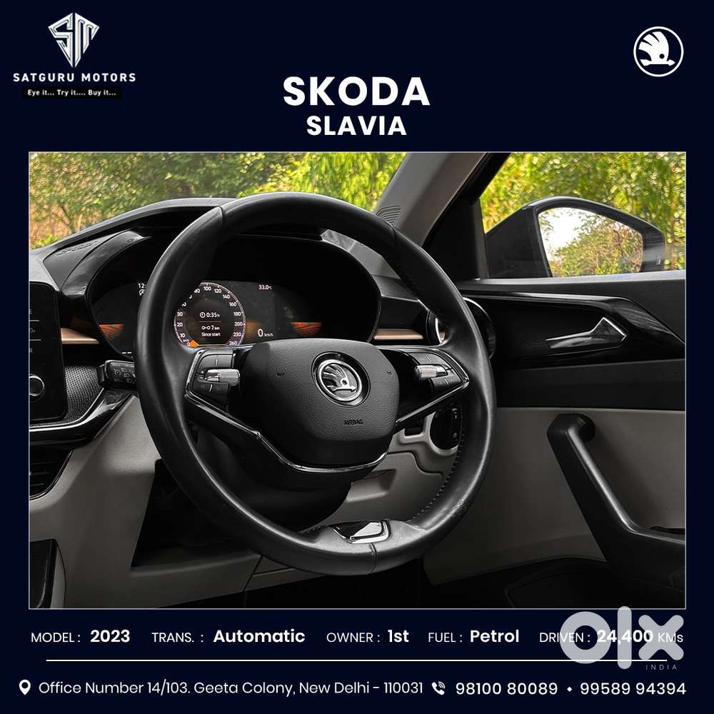 Skoda Slavia 1.0 Tsi Style At, 2023, Petrol