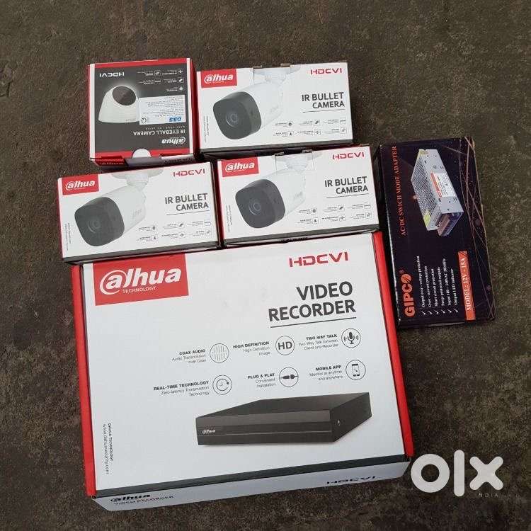4 CCTV CAMERA SETUP