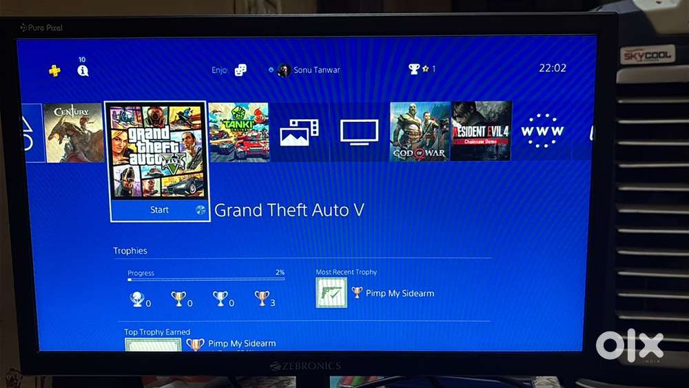 Ps4 slim 1tb with 19 inch monitor