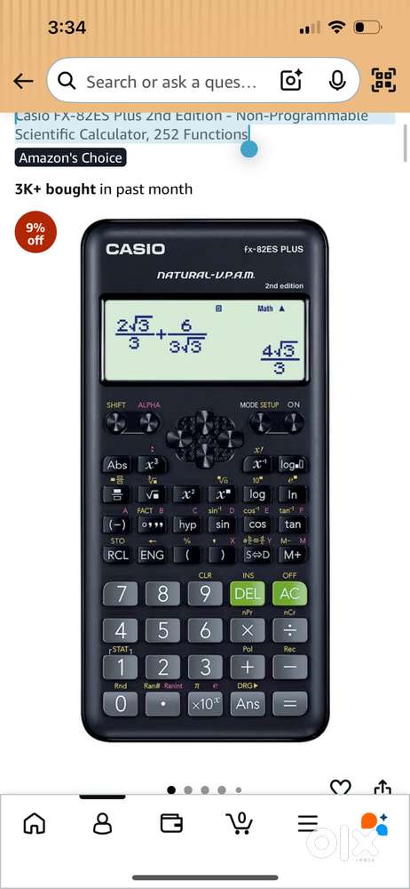 Scientific calculator