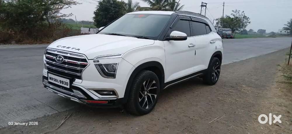 Hyundai Creta Facelift 2021 Diesel Well Maintained All Brand New Tyres