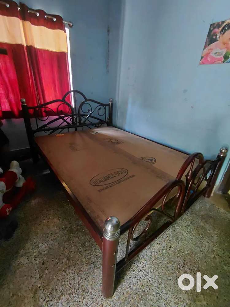Double bed with strong frame -good condition