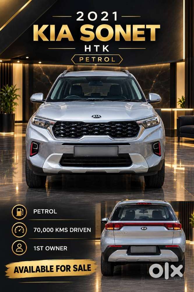 Kia Sonet 1.2 Htk, 2021, Diesel