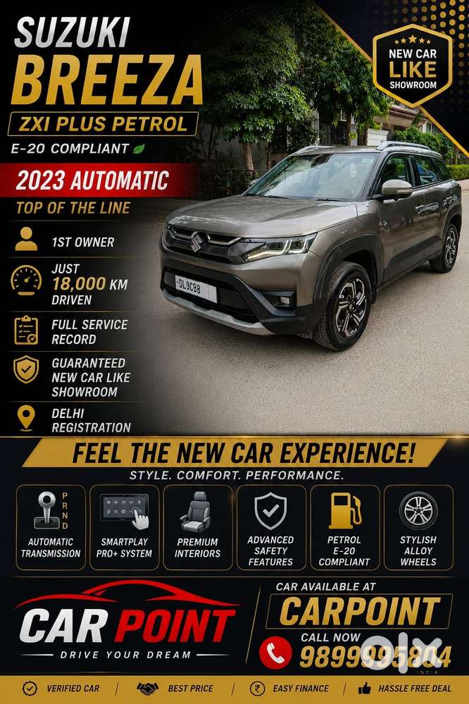 Maruti Suzuki Brezza 1.5 Zxi Plus At Smart Hybrid, 2023, Petrol
