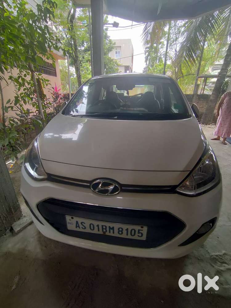 White Colour Hyundai Xcent Like Brand New Condition For Sale.