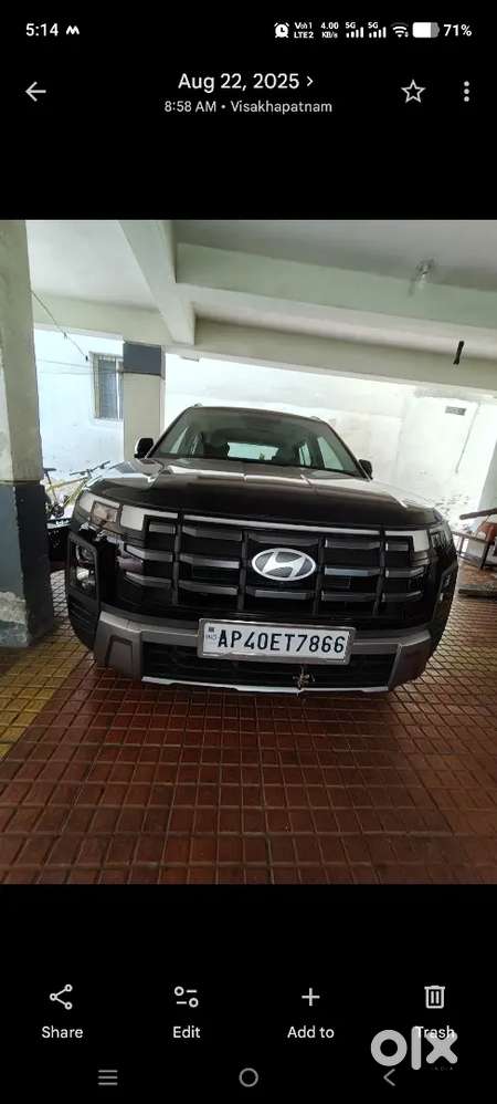 Hyundai Creta Facelift 2025 Petrol 3996 Km Driven