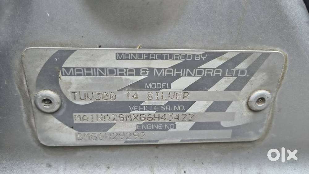 Mahindra Tuv 300 T4, 2016, Diesel