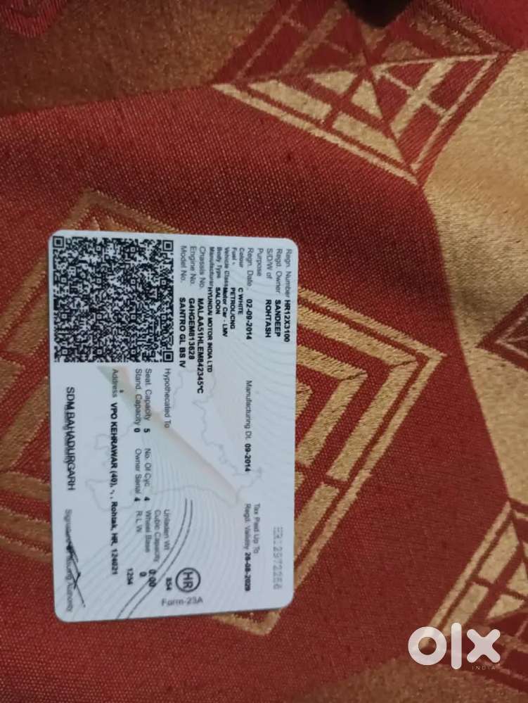 Hyundai Santro Xing 2014 Cng & Hybrids 80000 Km Driven