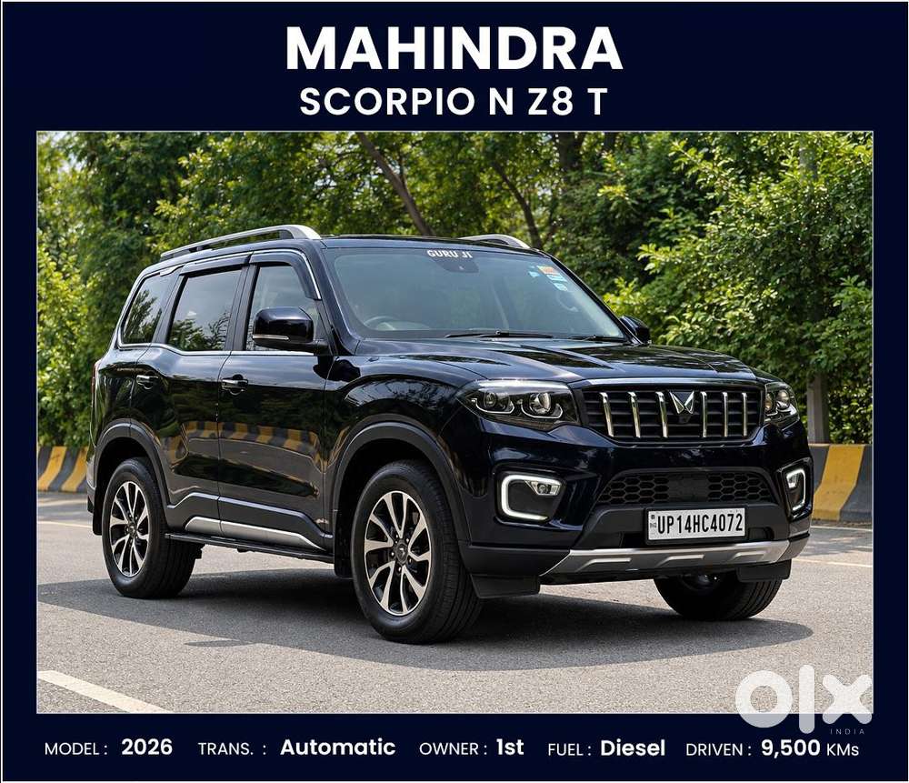 Mahindra Scorpio N Z8 L Diesel At 2wd 7 Str, 2026, Diesel