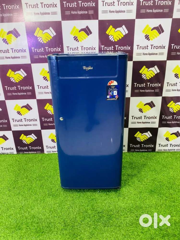 *- Whirlpool single door fridge dark blue latest model with free delvr