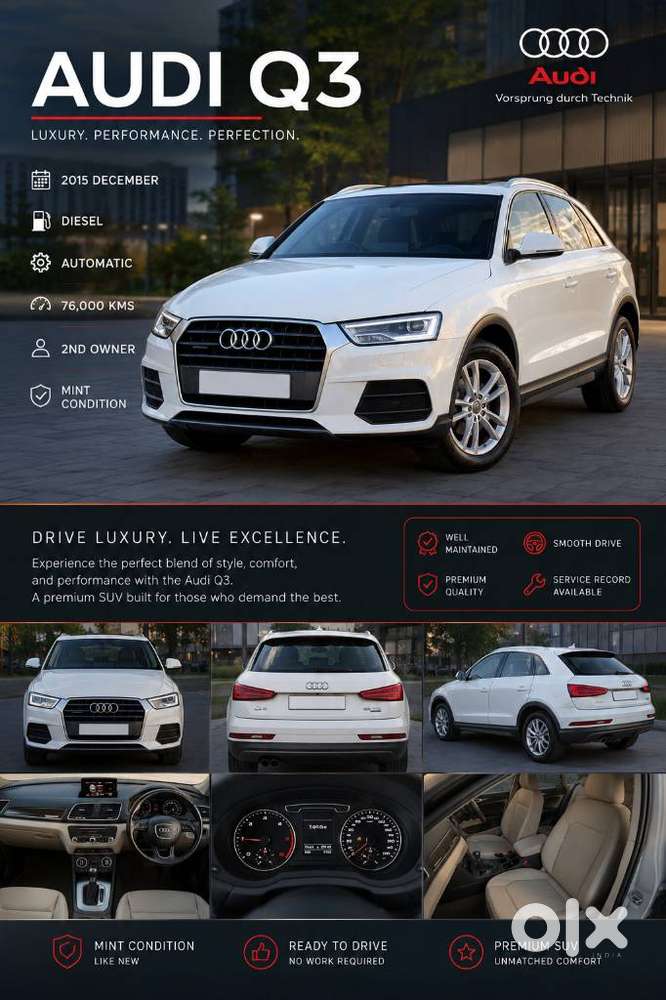Audi Q3 40 Tfsi Premium Plus, 2015, Diesel