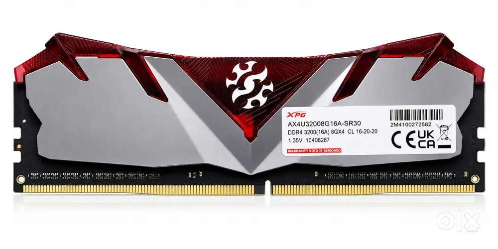 XPG ADATA GAMMIX D30 DDR4-8GB(1x8GB)3200MHz U-DIMM Desktop Memory(RAM)