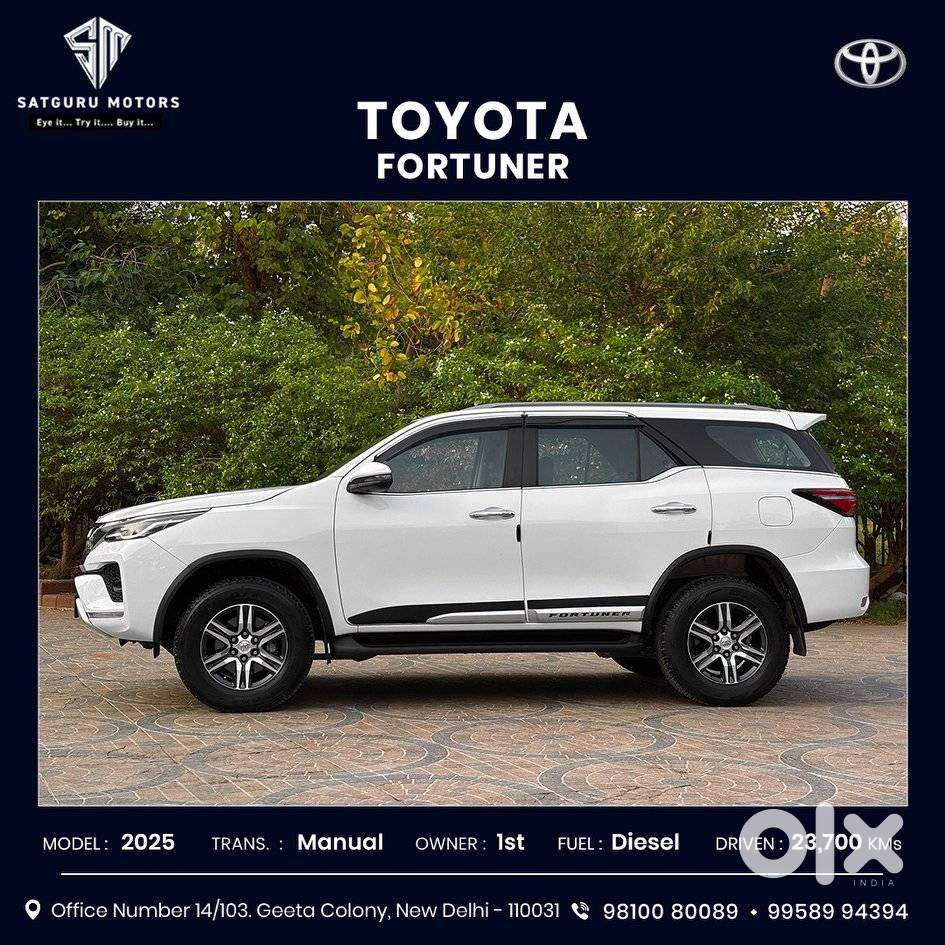 Toyota Fortuner 4x2 Mt 2.8 Diesel, 2025, Diesel