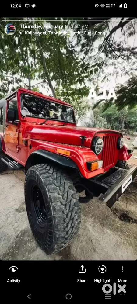 Mahindra Thar 2015 Diesel 100000 Km Driven