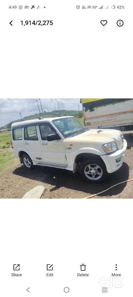 Mahindra Scorpio 2011 Diesel 100000 Km Driven