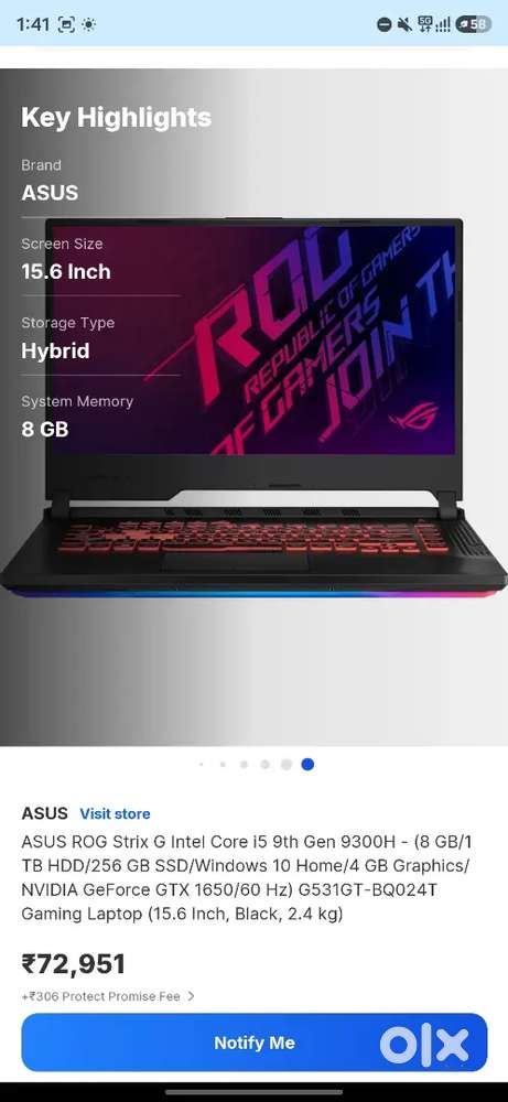 Asus ROG strix G531GT