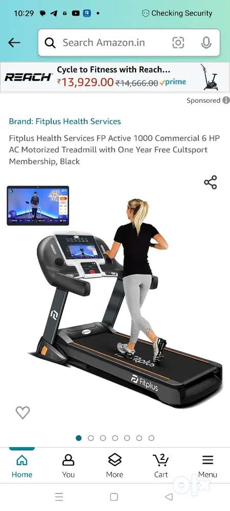 Fitplus treadmill discount