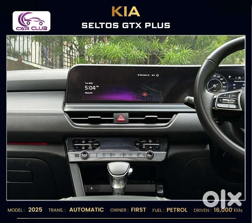 Kia Seltos Gtx Plus 1.5 Turbo Petrol Dct, 2025, Petrol
