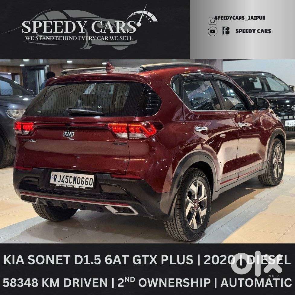 Kia Sonet 1.5 Gtx Plus Diesel At Dt, 2020, Diesel