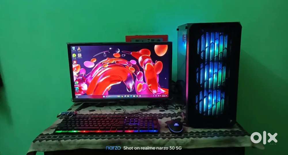 Ryzen 3 with full rgb computer set without monitor 2 year warranty ava