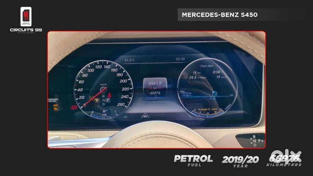 Mercedes-benz S-class S 450 4matic, 2019, Petrol