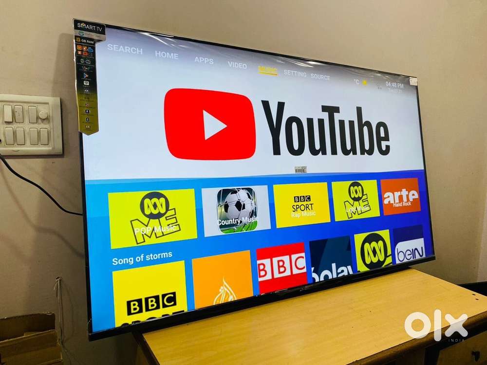 50 Inch FRAMeless 4K SMART TV  SLIM  3 Years Warranty On site
