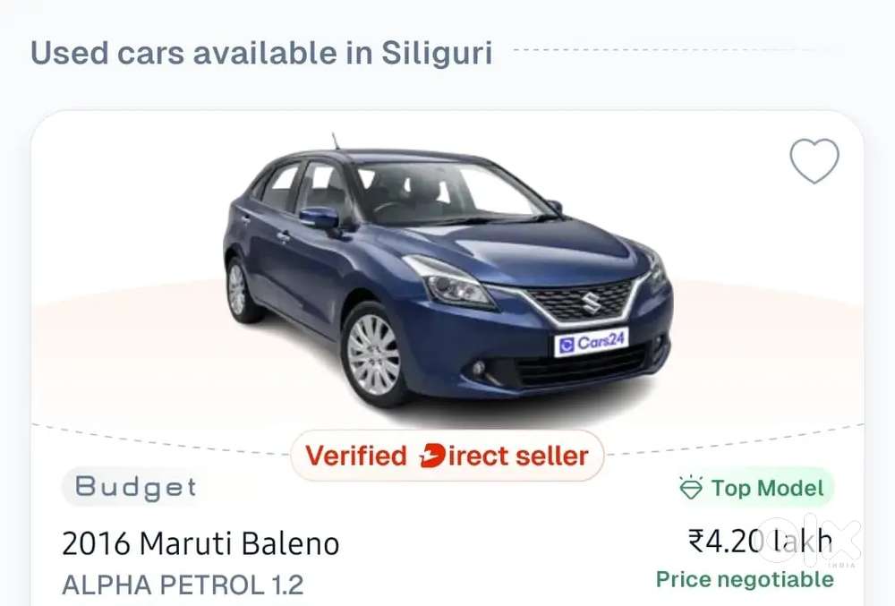 Maruthi Balino Top Modal