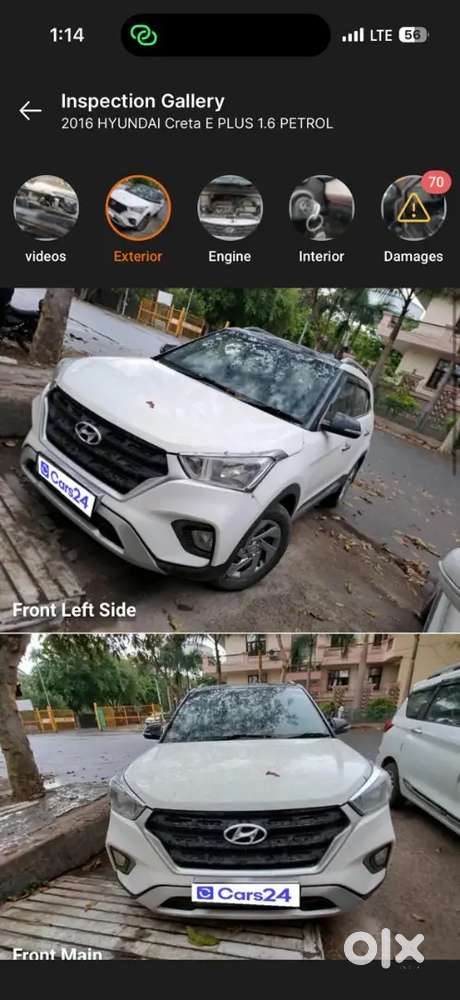 Creta Diesel White  Color 2016 Model