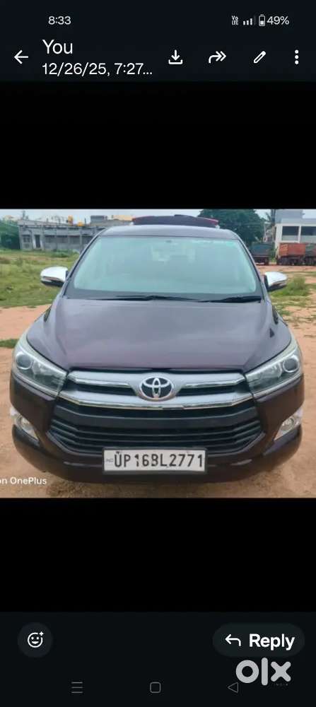 Toyota Innova Crysta 2017 Diesel Well Maintained