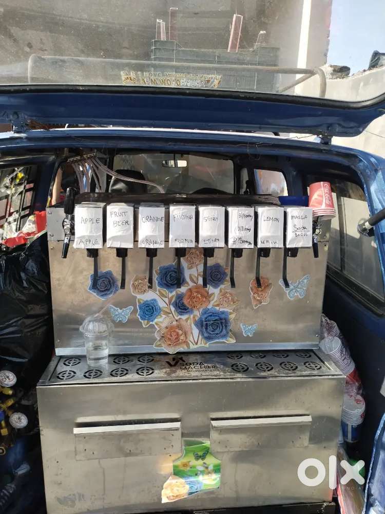 Soda Machine 8 Falavor 2025 Van 2006 Model  Life 2027 Tak