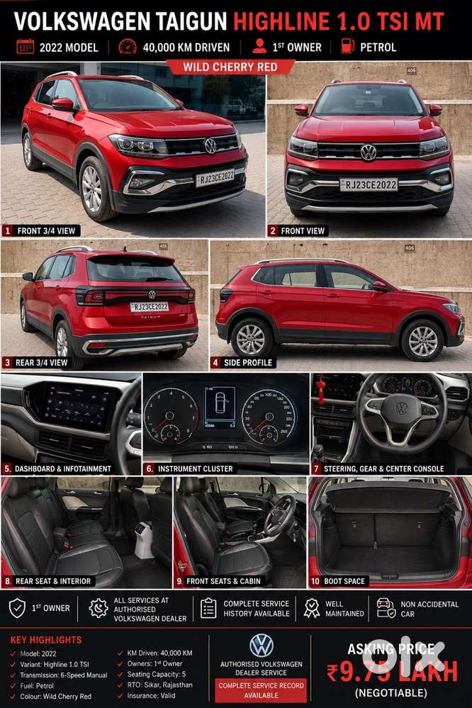 Volkswagen Taigun 2022 Model