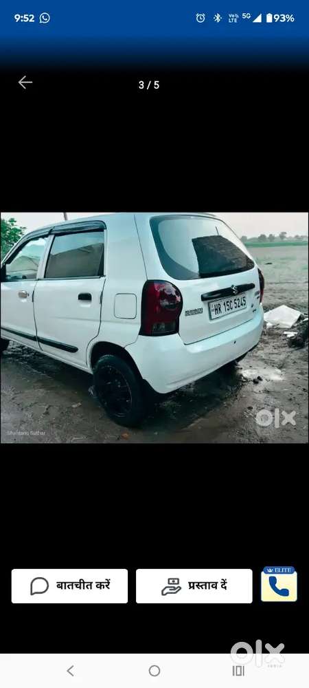 गाड़ी चलने मे अच्छी है अलोय वहिल है Km 107000 चली हुई है हिसार नाम है