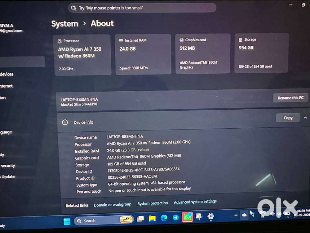 lenova high end laptop 1 month usage only