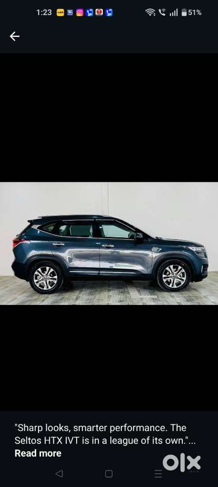 Kia Seltos 1.5 Htx At Petrol, 2022, Petrol